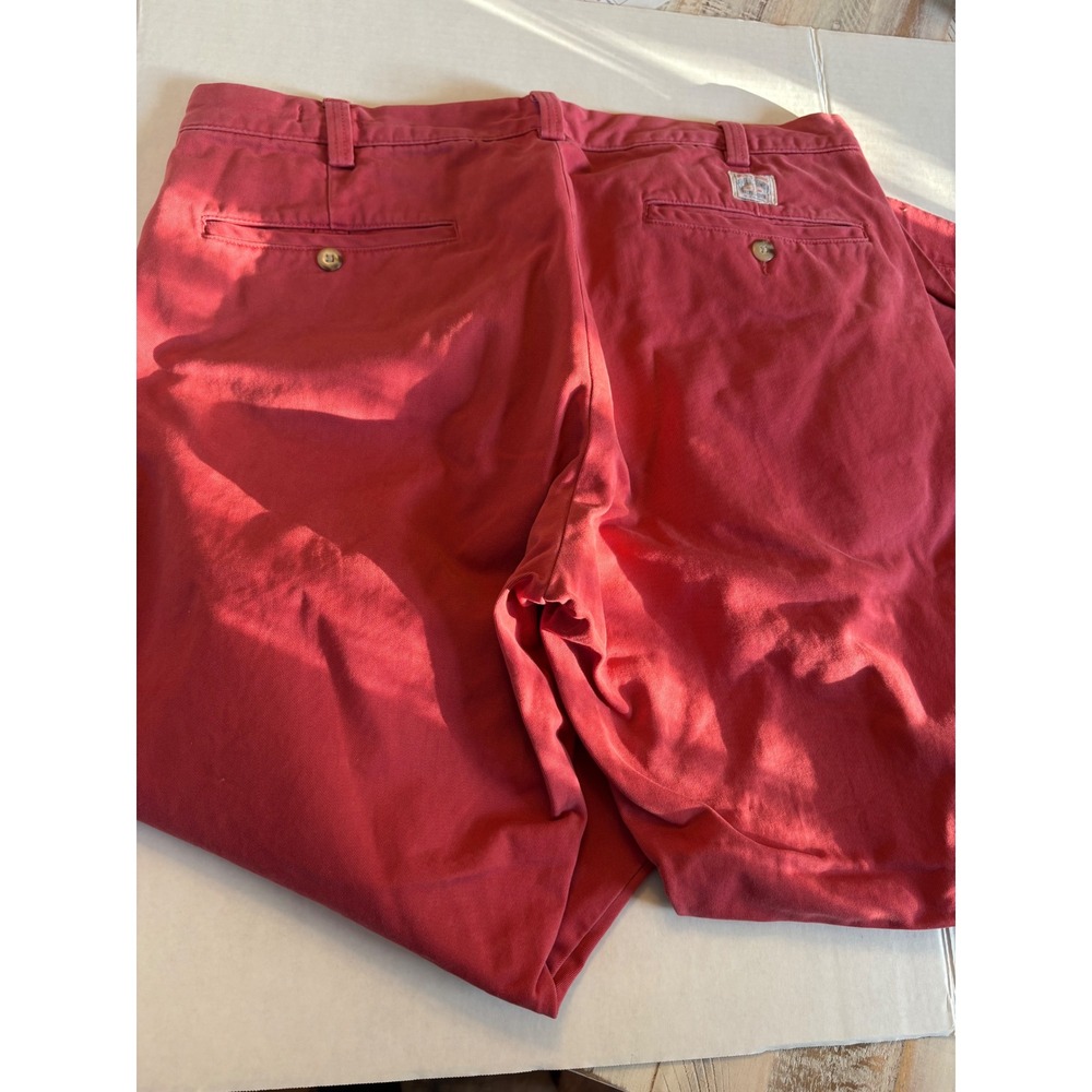 Polo Ralph Lauren Mens Salinger Chino Pants Red Straight Fit Cotton Twill 34x32 - Picture 6 of 9